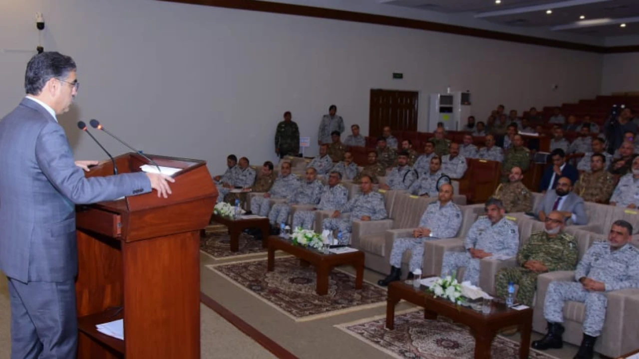 Caretaker PM expresses confidence in preparedness of Pakistan Navy to meet all threats