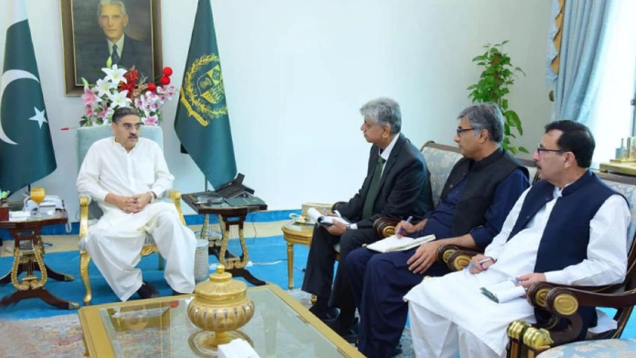 Caretaker Info Minister briefs PM about affairs of his ministry