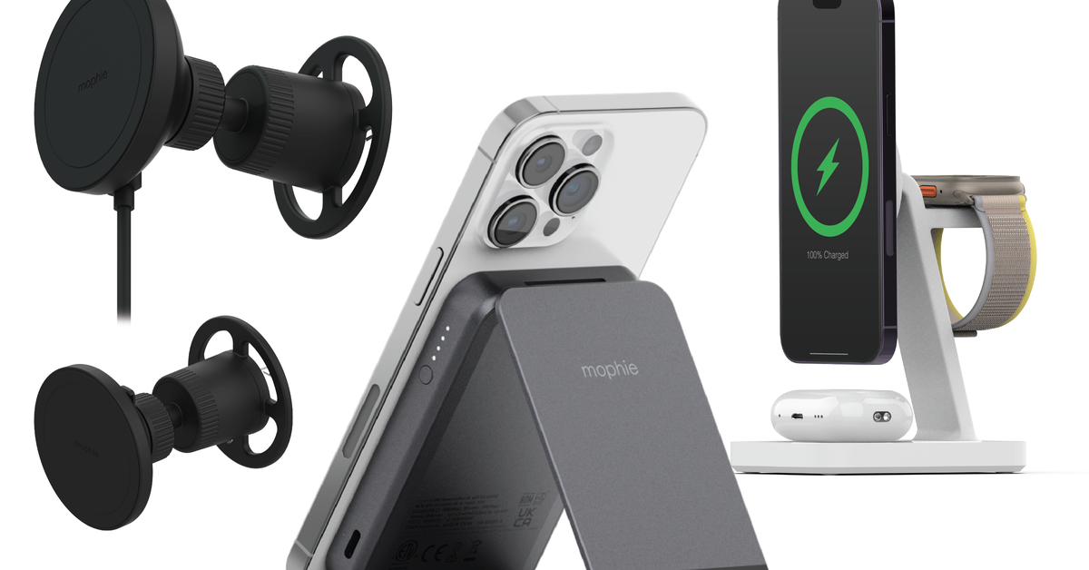 Mophie has three Qi2 wireless chargers on the way