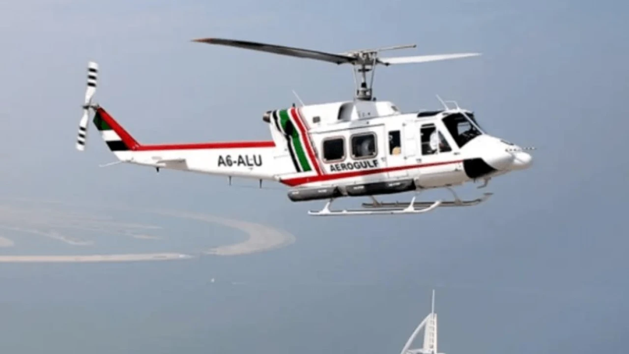 Helicopter crashes into sea after taking off from Dubai's Airport