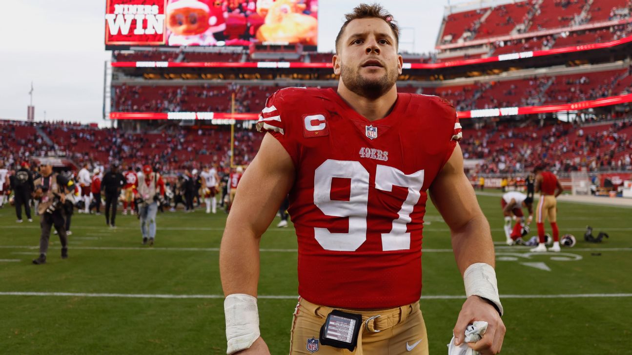 Business as usual for Nick Bosa and the 49ers, who are aiming for