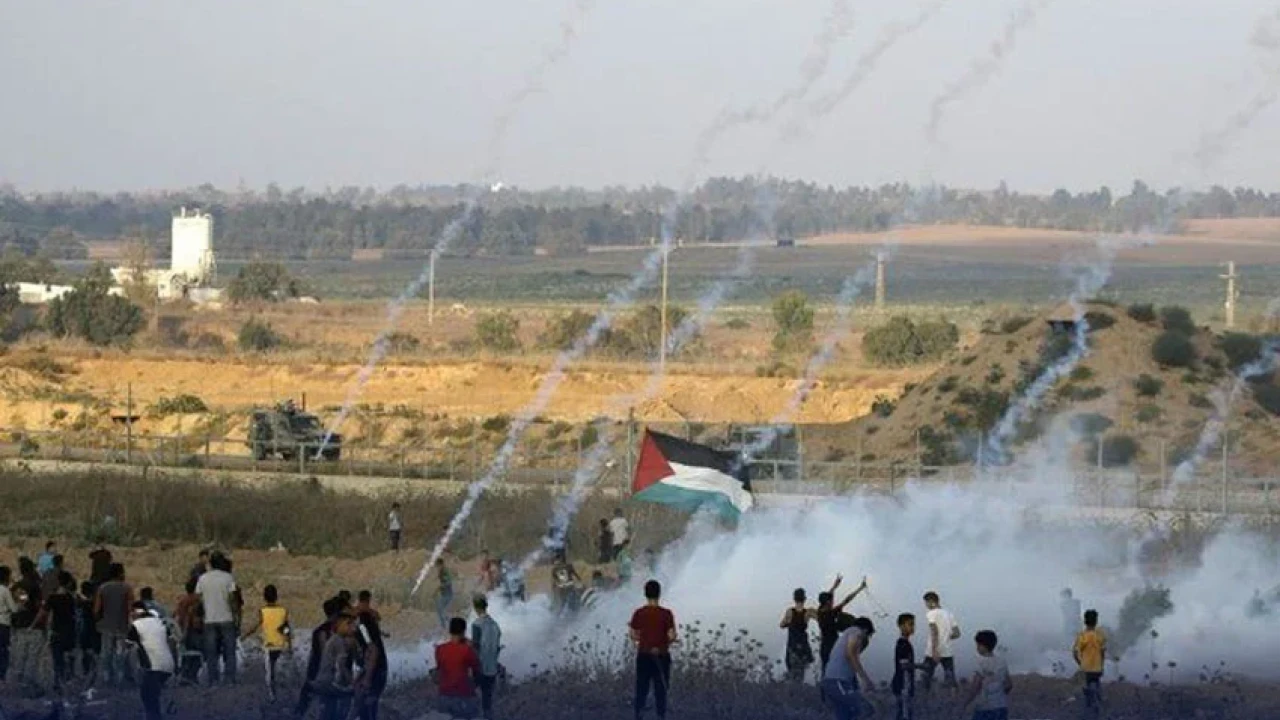 Five Palestinians martyred after blast near Gaza border