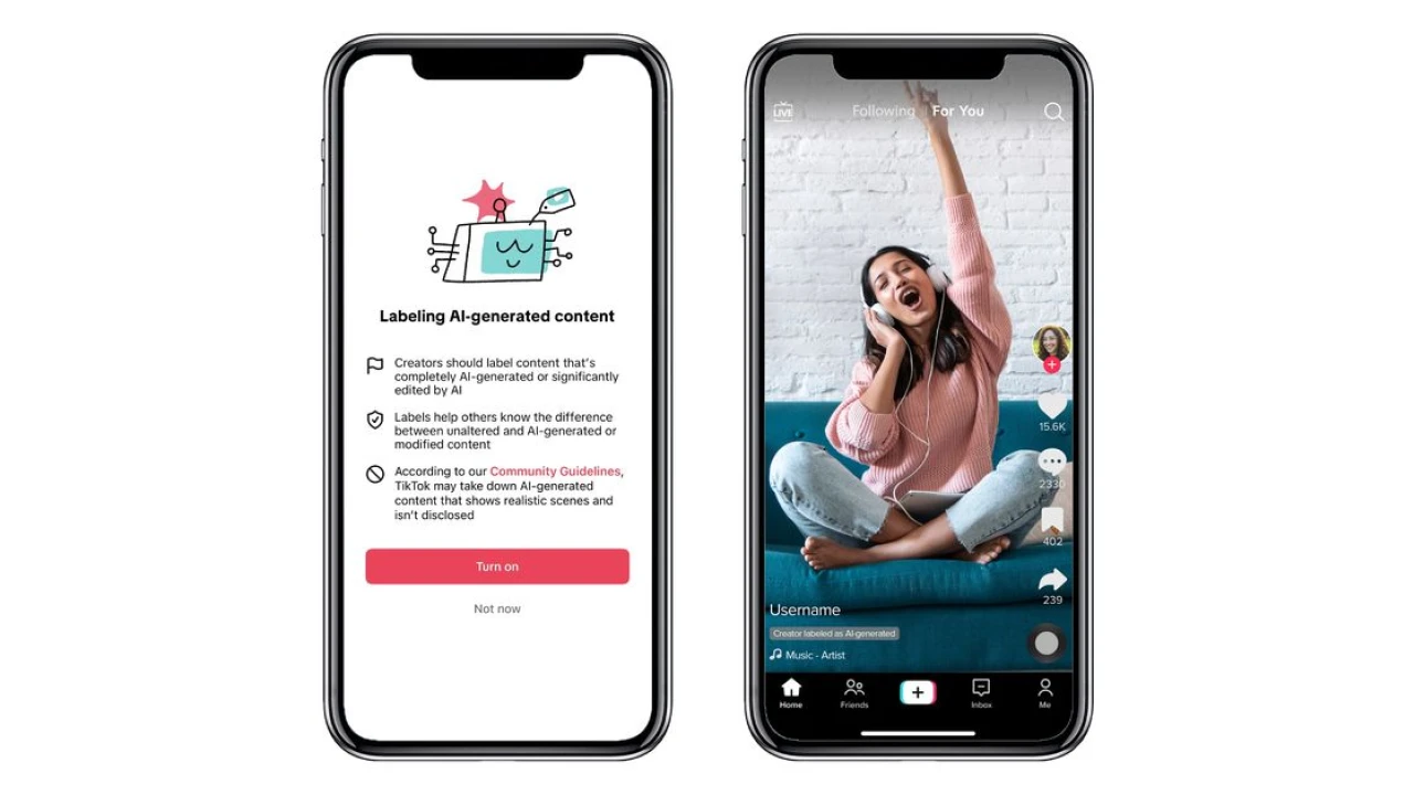 TikTok introduces a way to label AI-generated content