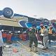 Three killed as passenger bus overturns on highway