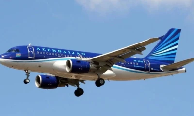 Azerbaijan airlines inaugural flight lands in Lahore