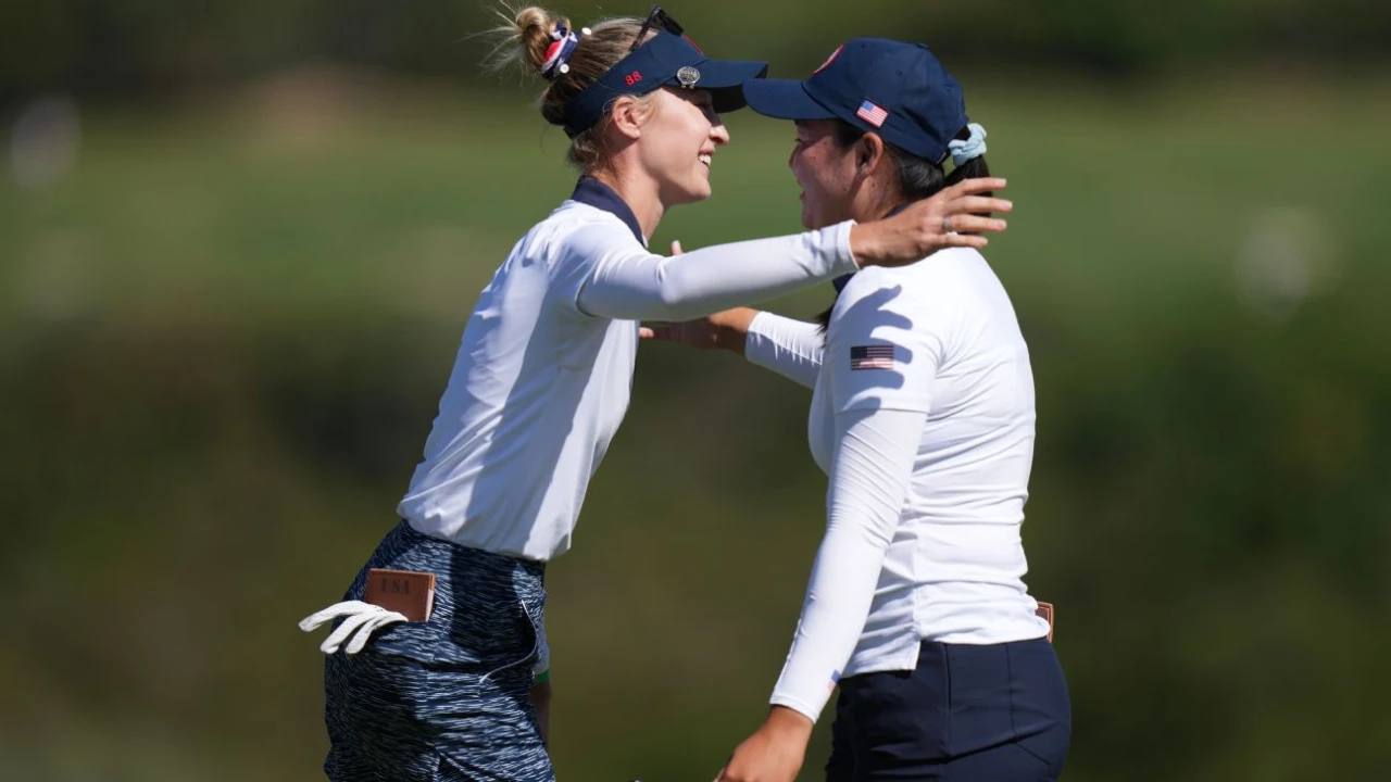 Korda-Corpuz help U.S. keep Solheim Cup lead