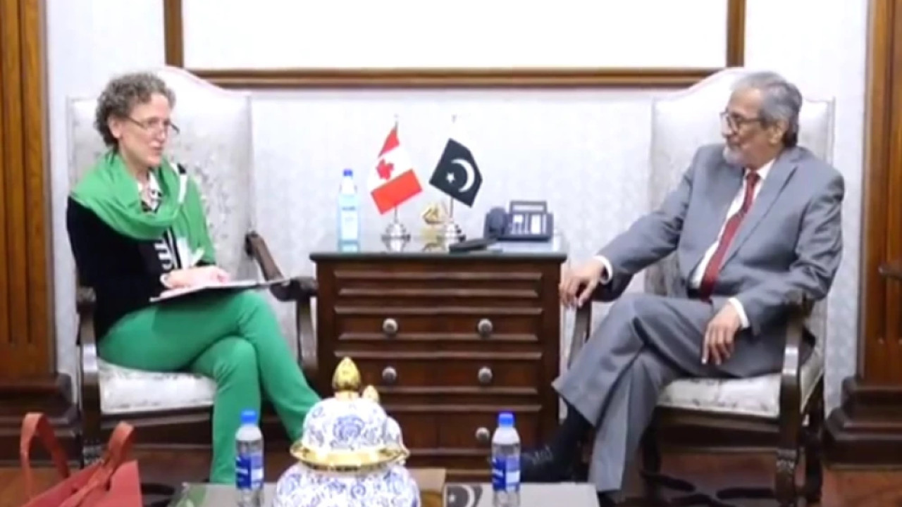 نگراں وزیراعلیٰ سندھ سے کینیڈین ہائی کمشنر کی ملاقات