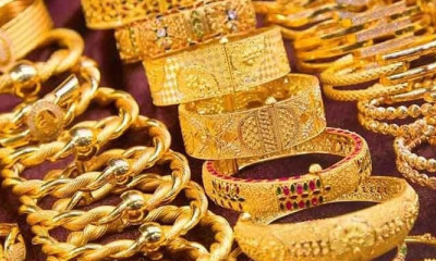 سونے کی قیمت میں سینکڑوں روپے کمی