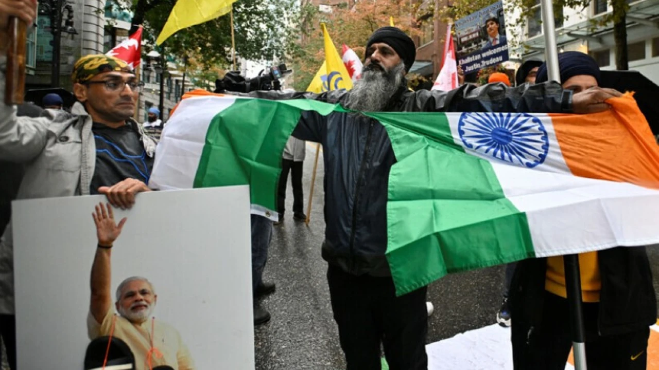 Sikhs protest outside UN's headquarter in New York