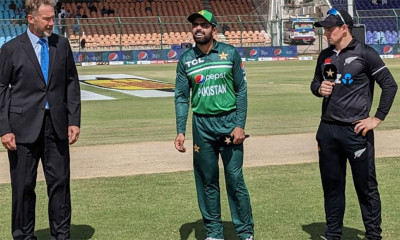 پاکستان کا نیوزی لینڈ کے خلاف ٹاس جیت کر بیٹنگ کا فیصلہ