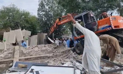 Mosque roof collapses during Friday prayers in Hangu