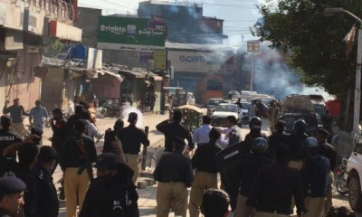 مظفرآباد: مہنگی بجلی کے خلاف احتجاج ،پولیس اور مظاہرین آمنے سامنے