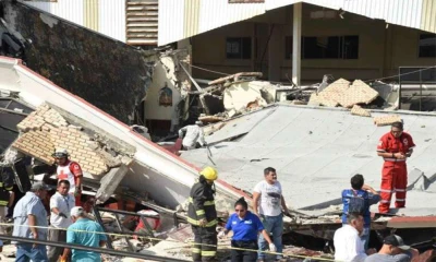 Mexican church roof collapses killing nine, about 30 missing