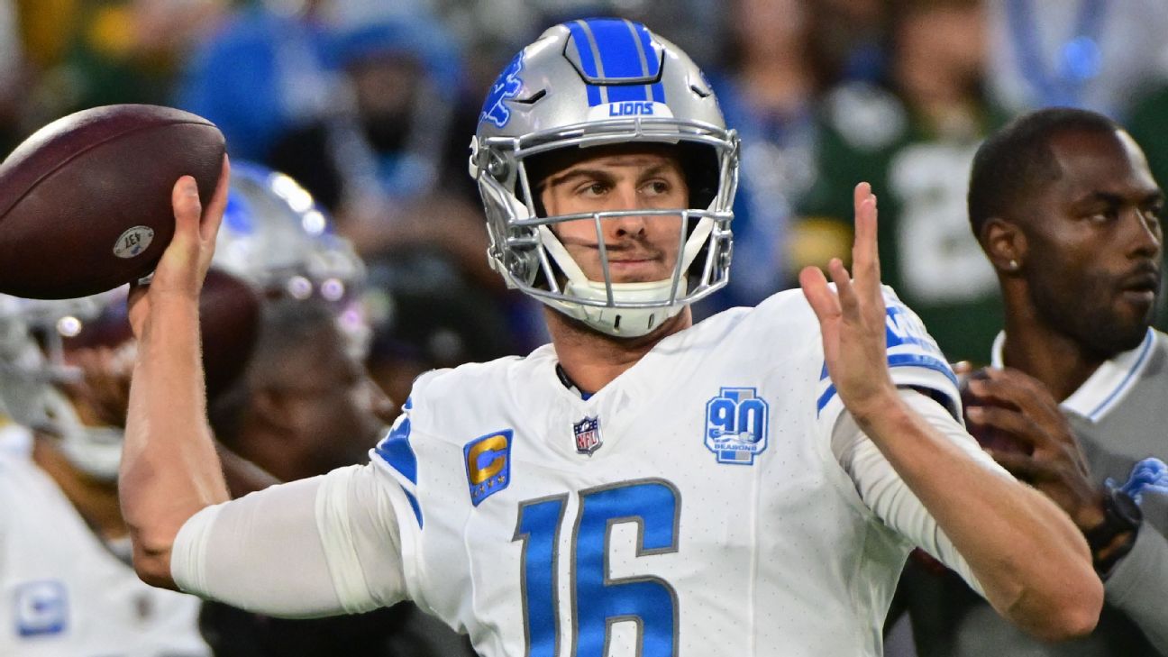 Lions seek to take early control of NFC North by beating Packers for 4th  straight time