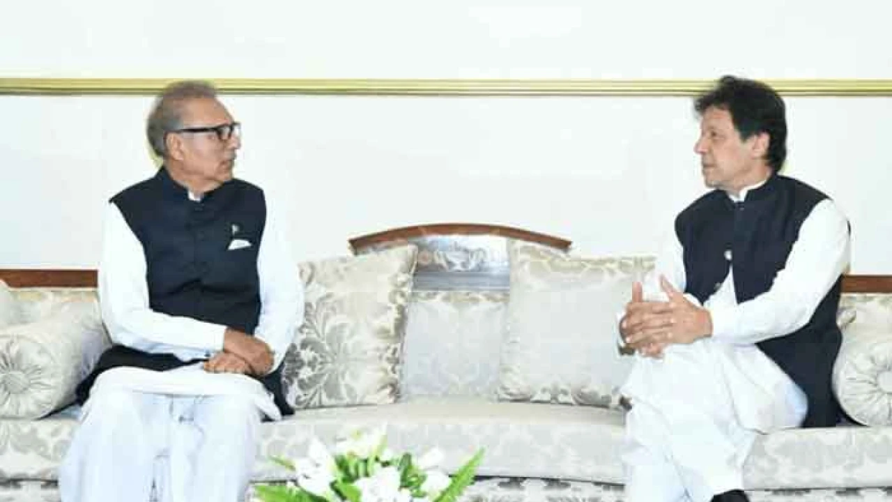 Imran Khan disappointed with President Arif Alvi