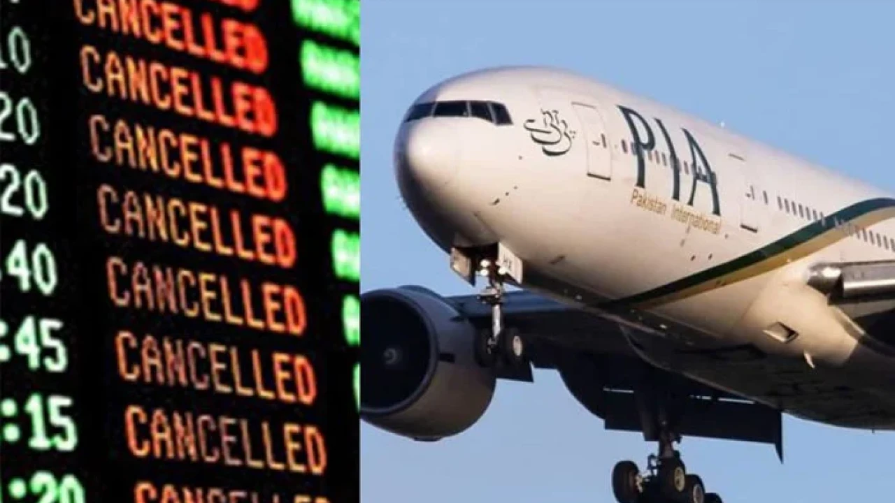 Eight flights of PIA canceled and delayed