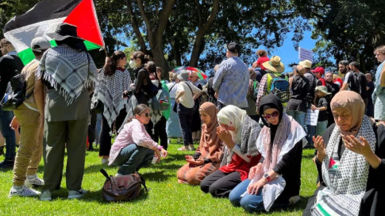 Thousands in Australia turn out for pro-Palestinian rallies over Gaza