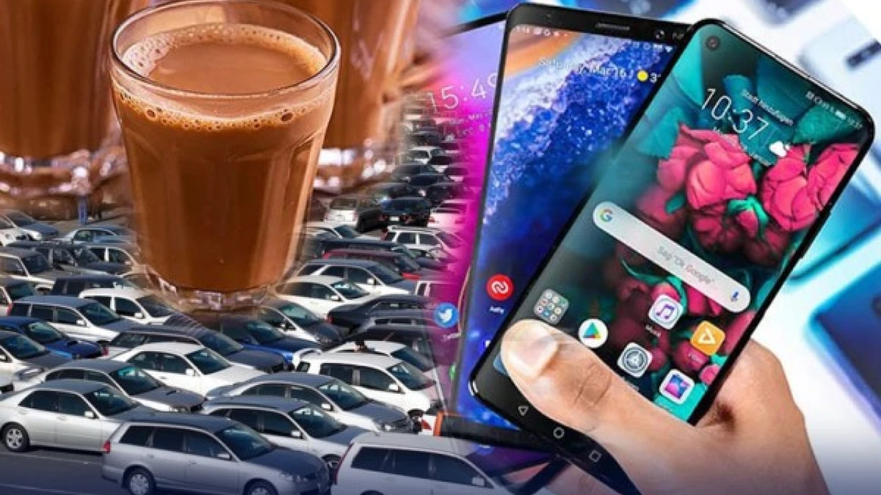 Import of smart phones, vehicles and tea increases