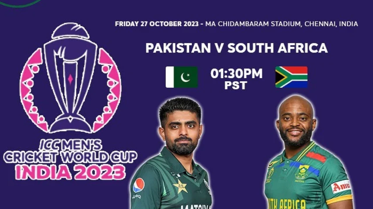 WC 2023: Pakistan's sixth match against South Africa today