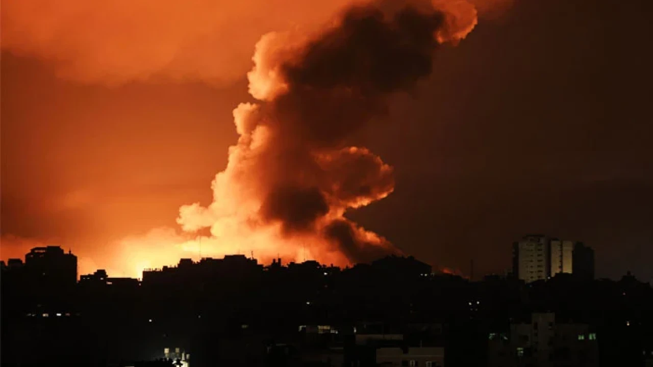 Israel's intense bombing of Gaza, all communication sources cut off