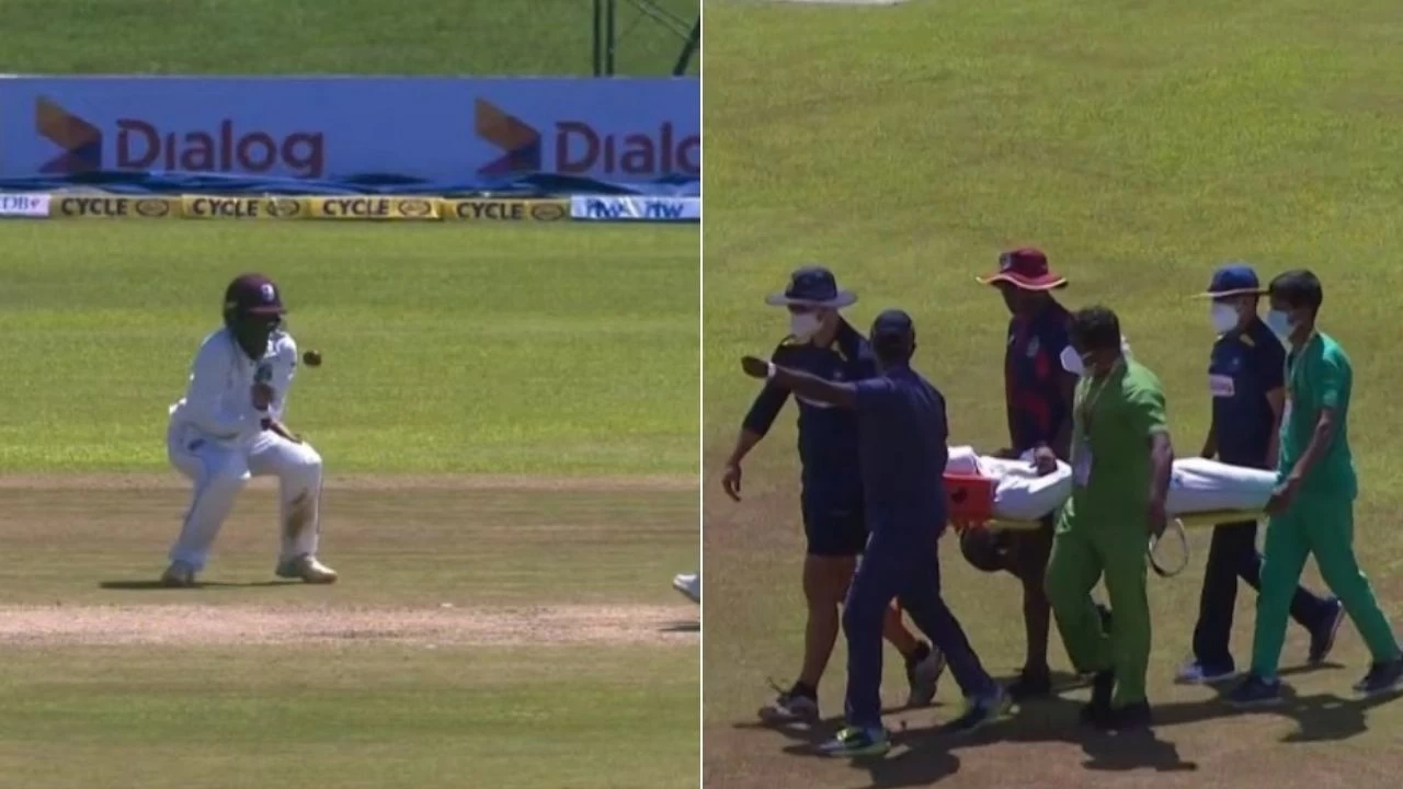 West Indies’ cricketer Solozano suffers head injury; stretchered off field 