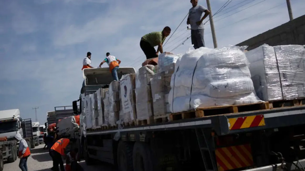 33 UN aid trucks enter Gaza through Rafah crossing