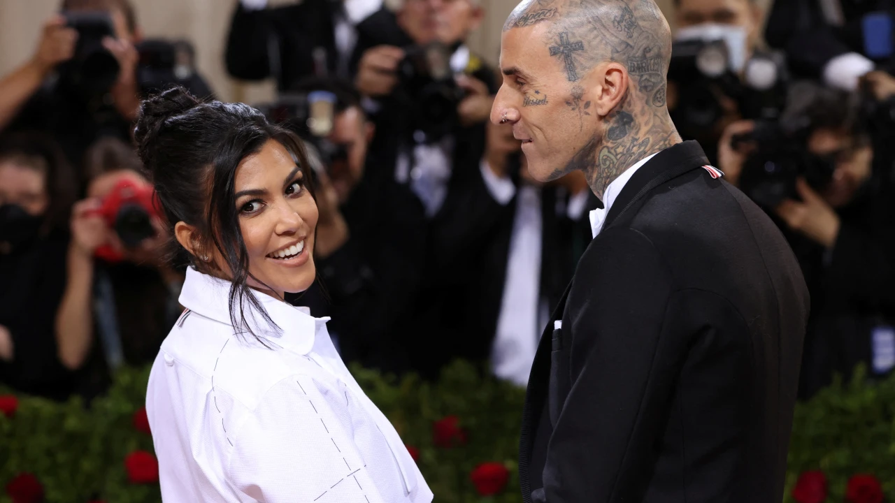 Kourtney Kardashian and Travis Barker welcome first child together