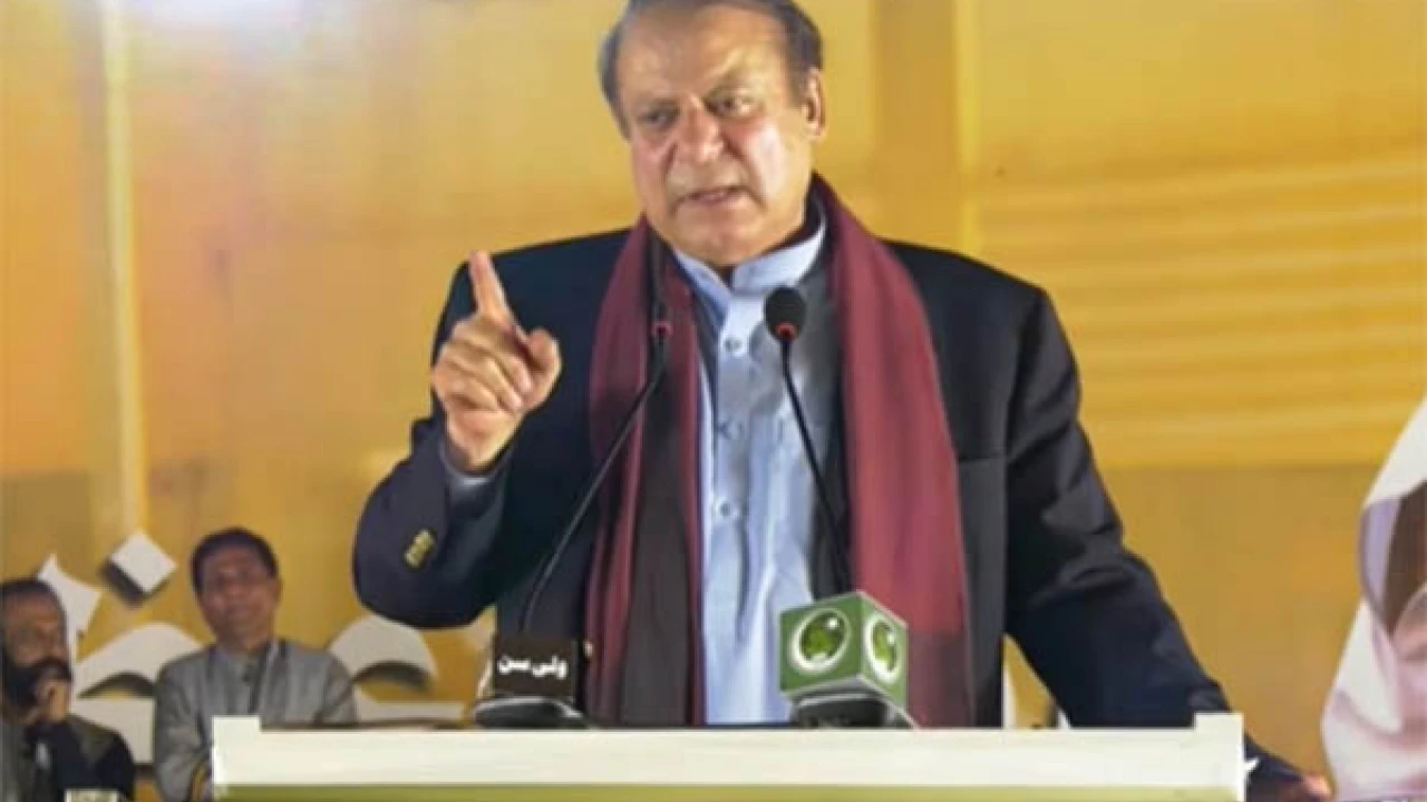 Nawaz Sharif says development journey will start where it stopped