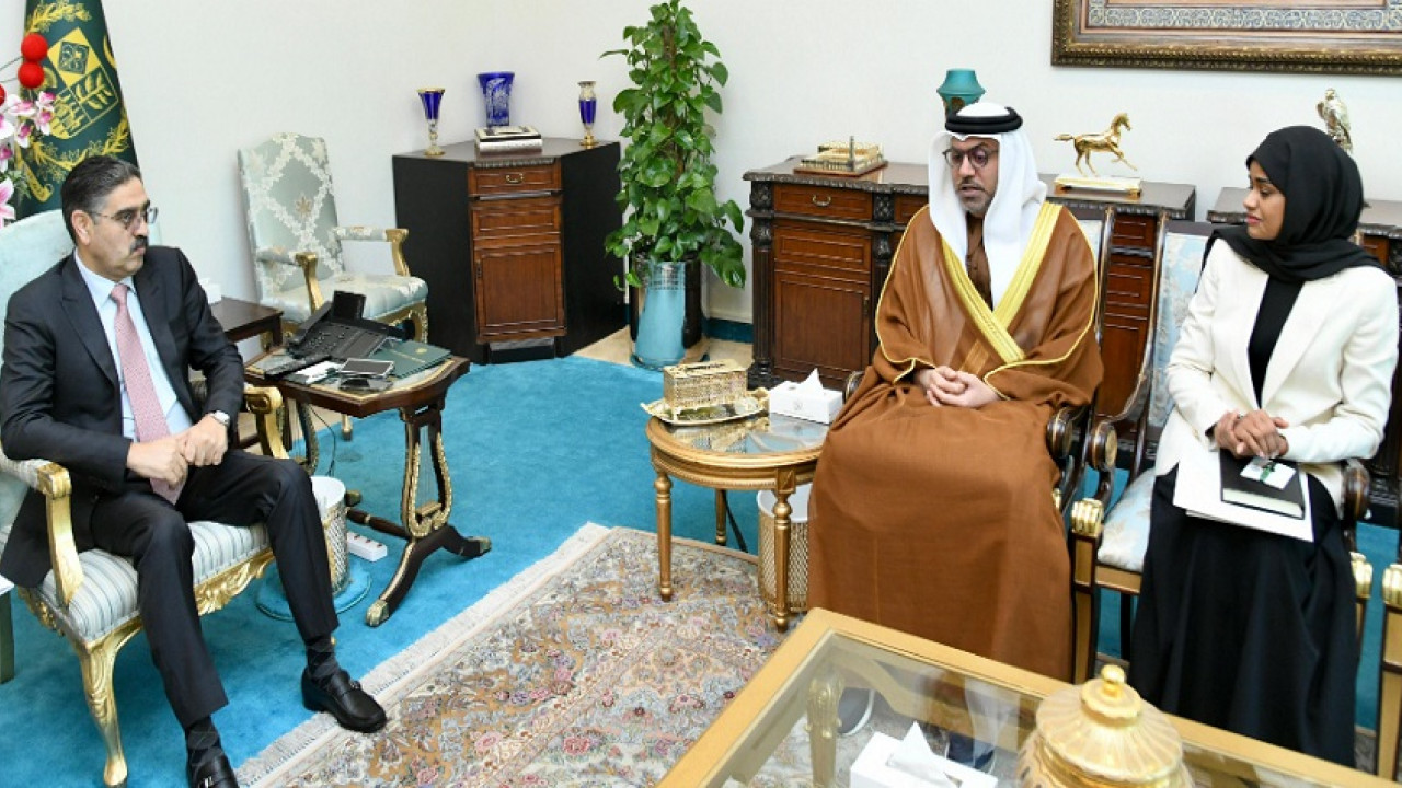 انوارلحق کاکڑ کی سعودی سفیر سے ملاقات