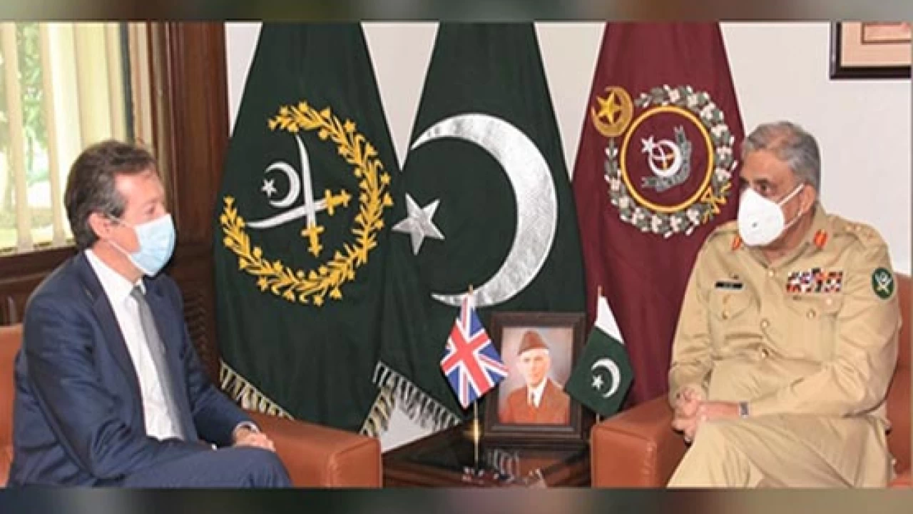 Army chief, British ambassador discuss regional stability including Afghanistan situation