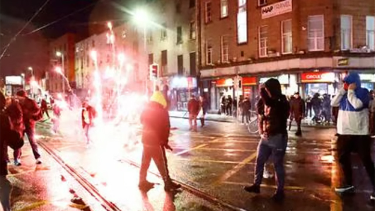 آئرلینڈ،ڈبلن فسادات کے بعد 34 مشتعل افراد گرفتار