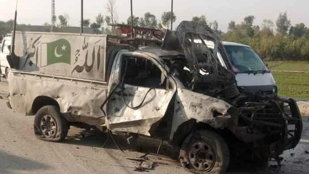 Two martyred as Afghani suicide attacks on security convoy 