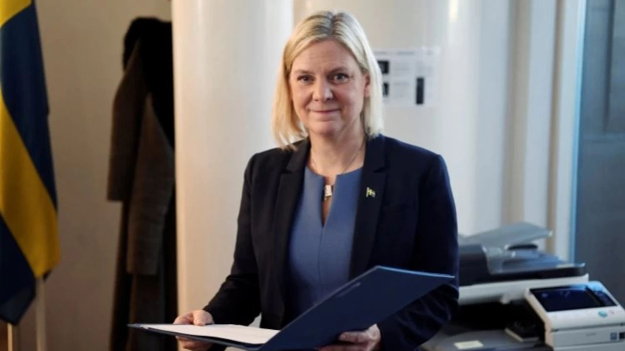 Sweden's first female PM resigns hours after appointment