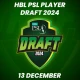HBL PSL Player Draft 2024 to take place on 13 December