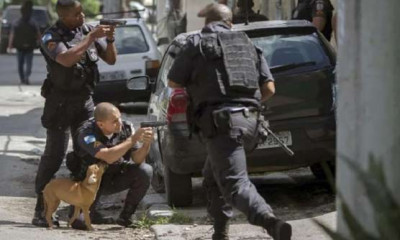 برازیل : پولیس کاروائی کے دوران 7مشتبہ افراد ہلاک  2گرفتار