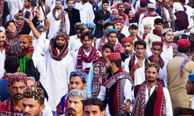 سندھ کے مختلف  شہروں میں سندھی کلچر ڈے منایا جا رہا ہے