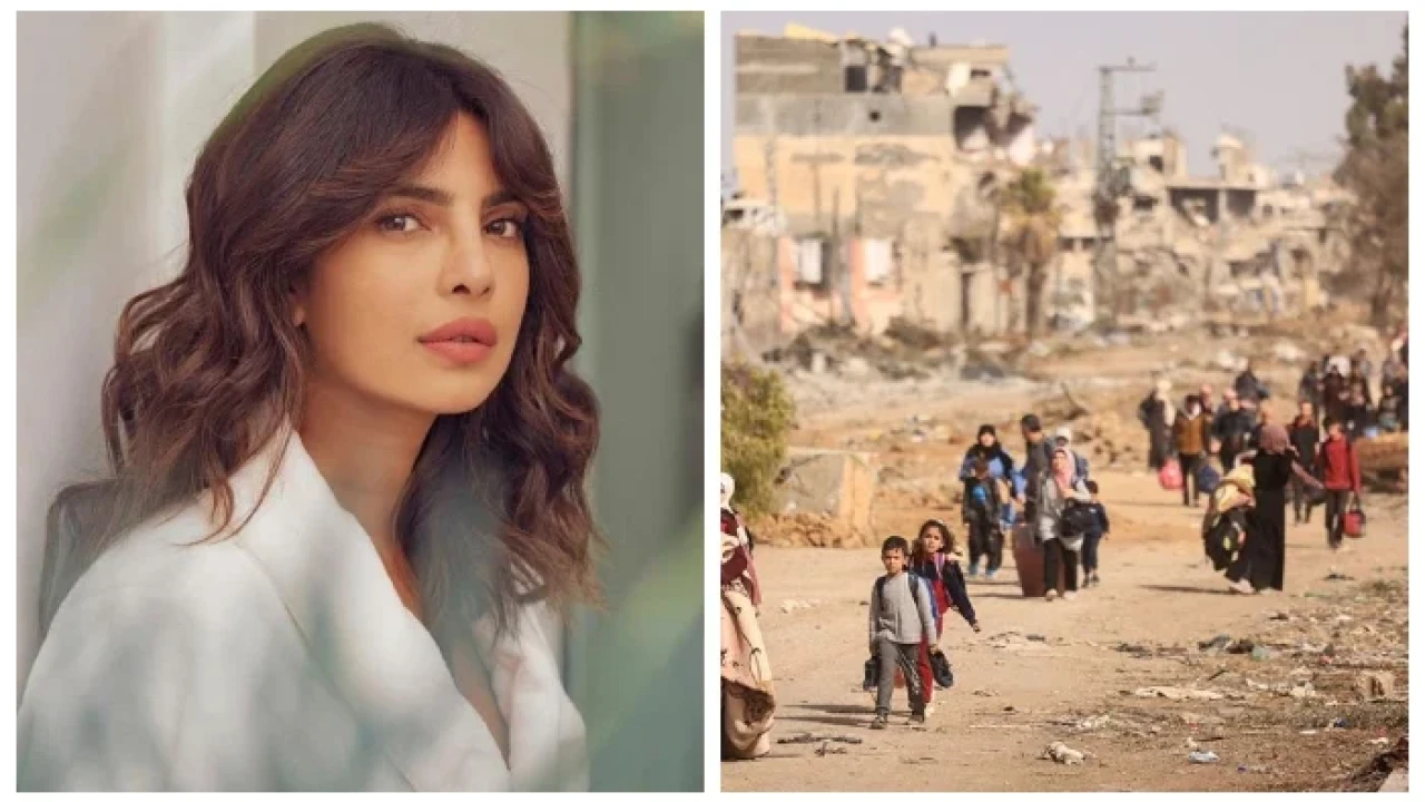 Priyanka Chopra calls for long-term ceasefire in Gaza