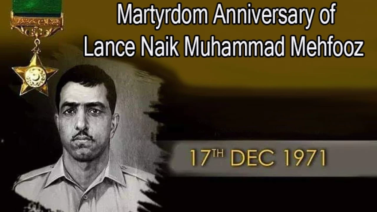 Martyrdom anniversary of Lance Naik Muhammad Mehfooz