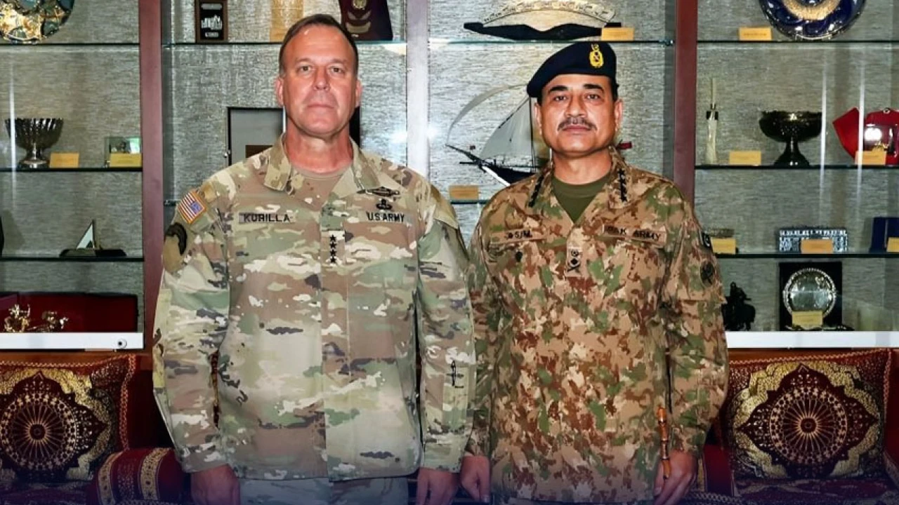 Army Chief meets Commander US CENTCOM Michael Eric