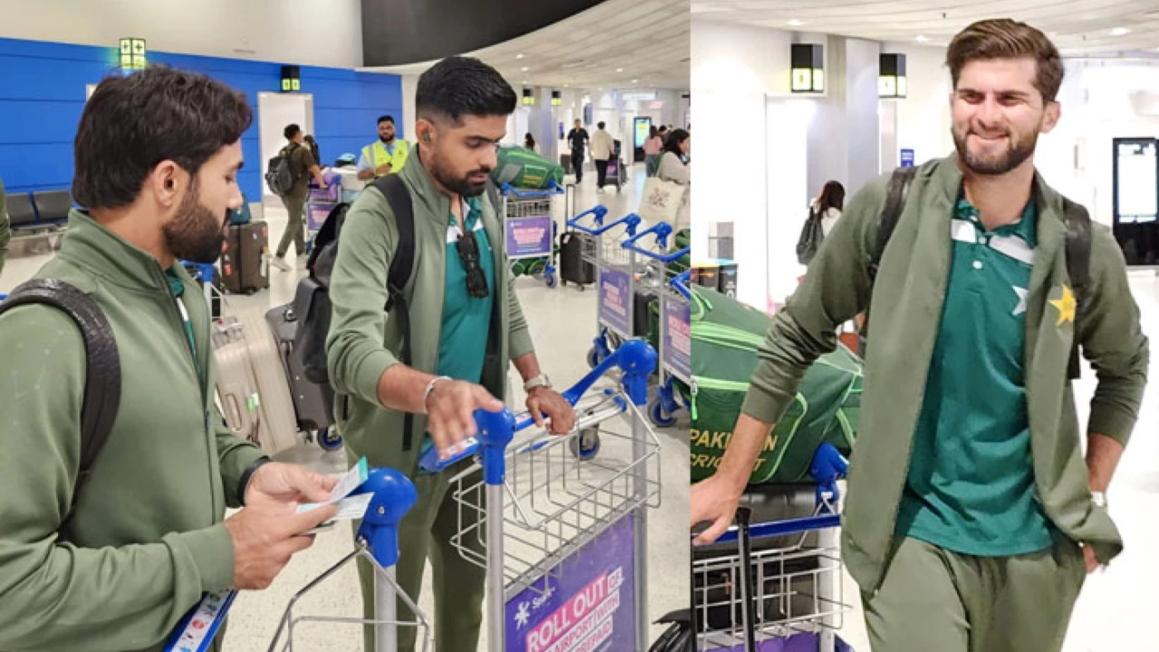 Pakistan cricket team reaches New Zealand