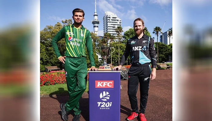 Trophy of Pakistan, NZ T20 series unveiled - Vimarsana News