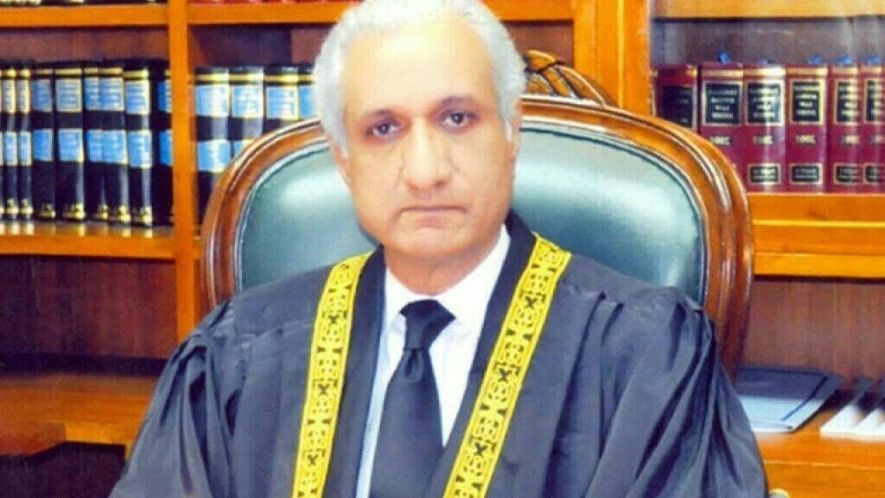 SC’s judge Justice Ijazul Ahsan leaves after Naqvi