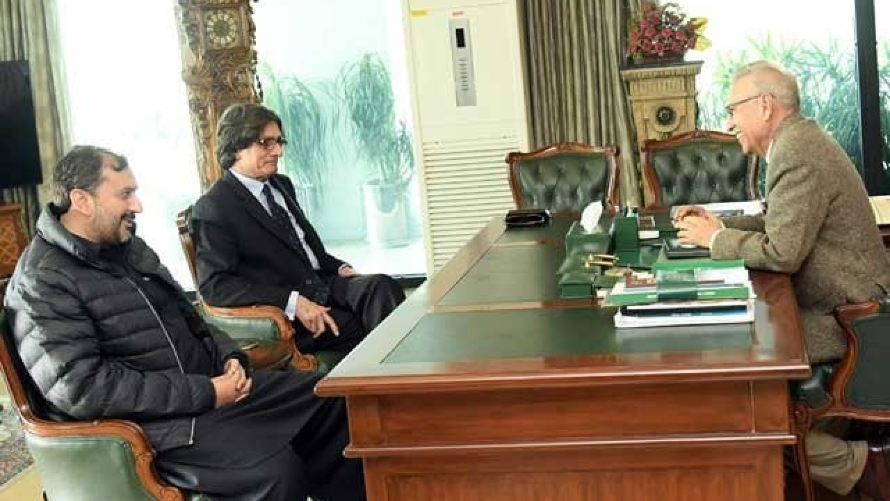 صدر مملکت سے پاکستان تحریک انصاف کے وفد کی ملاقات