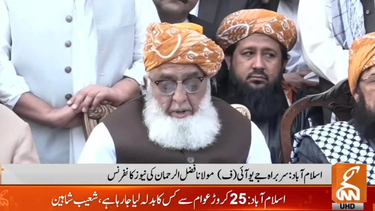 JUI-F rejects general elections' results