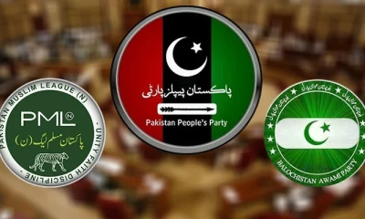 Three-party coalition govt to form in Balochistan