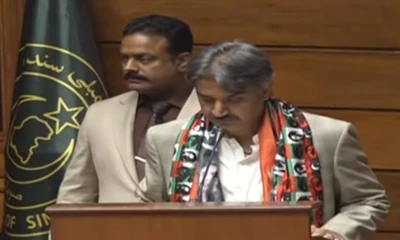 PPP’s Owais Qadir Shah takes oath as Speaker of Sindh Assembly