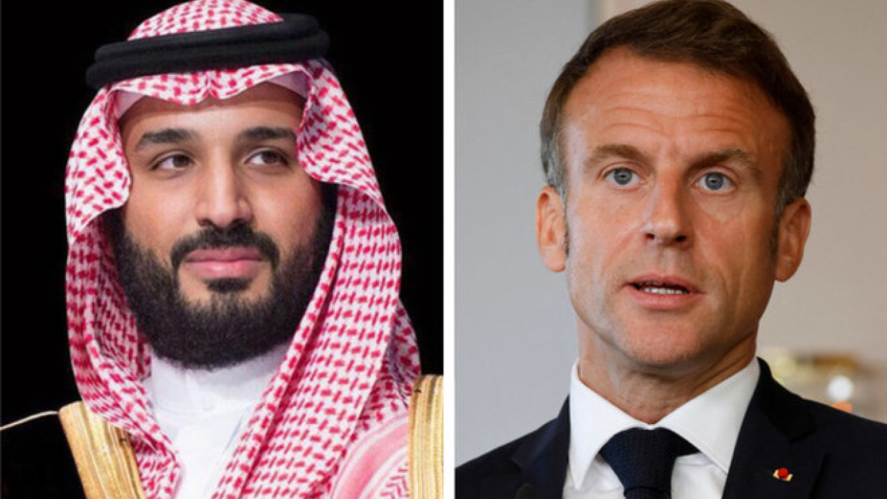 سعودی ولی عہدکا فرانسیسی صدرسے  ٹیلیفونک رابطہ