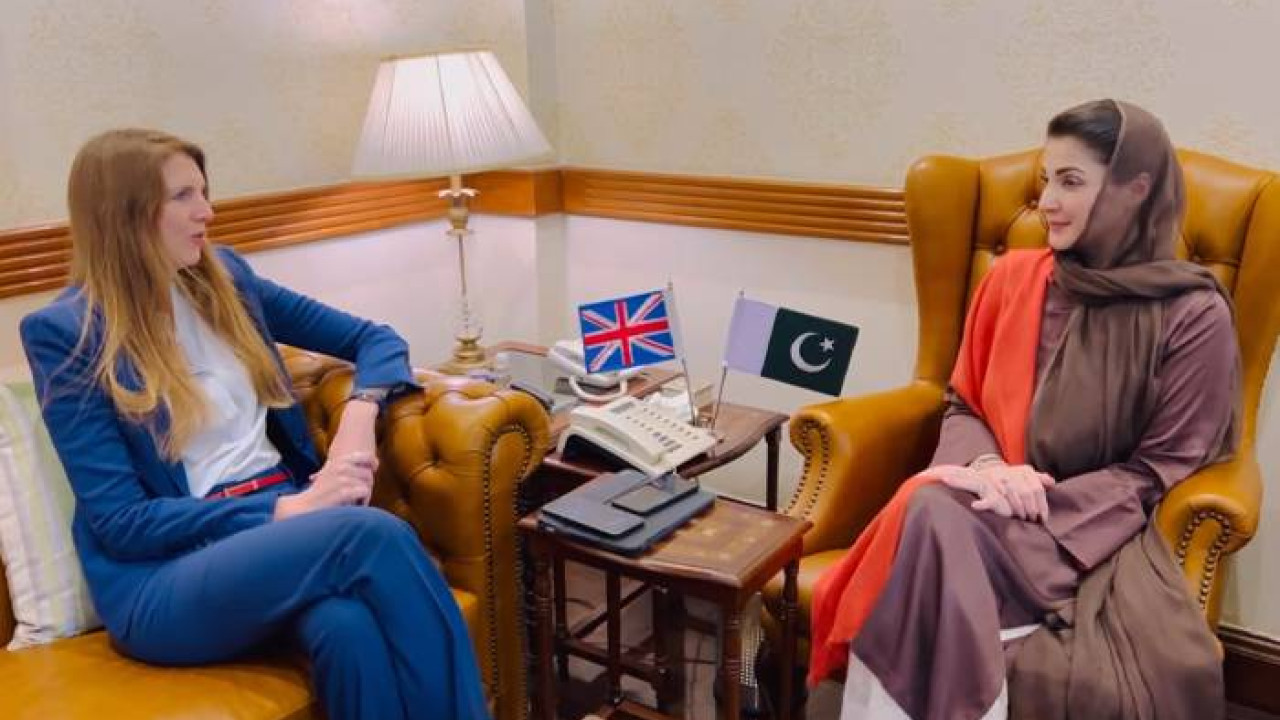 وزیر اعلیٰ پنجاب مریم نواز سے برٹش ہائی کمشنرجین میری ایٹ کی ملاقات