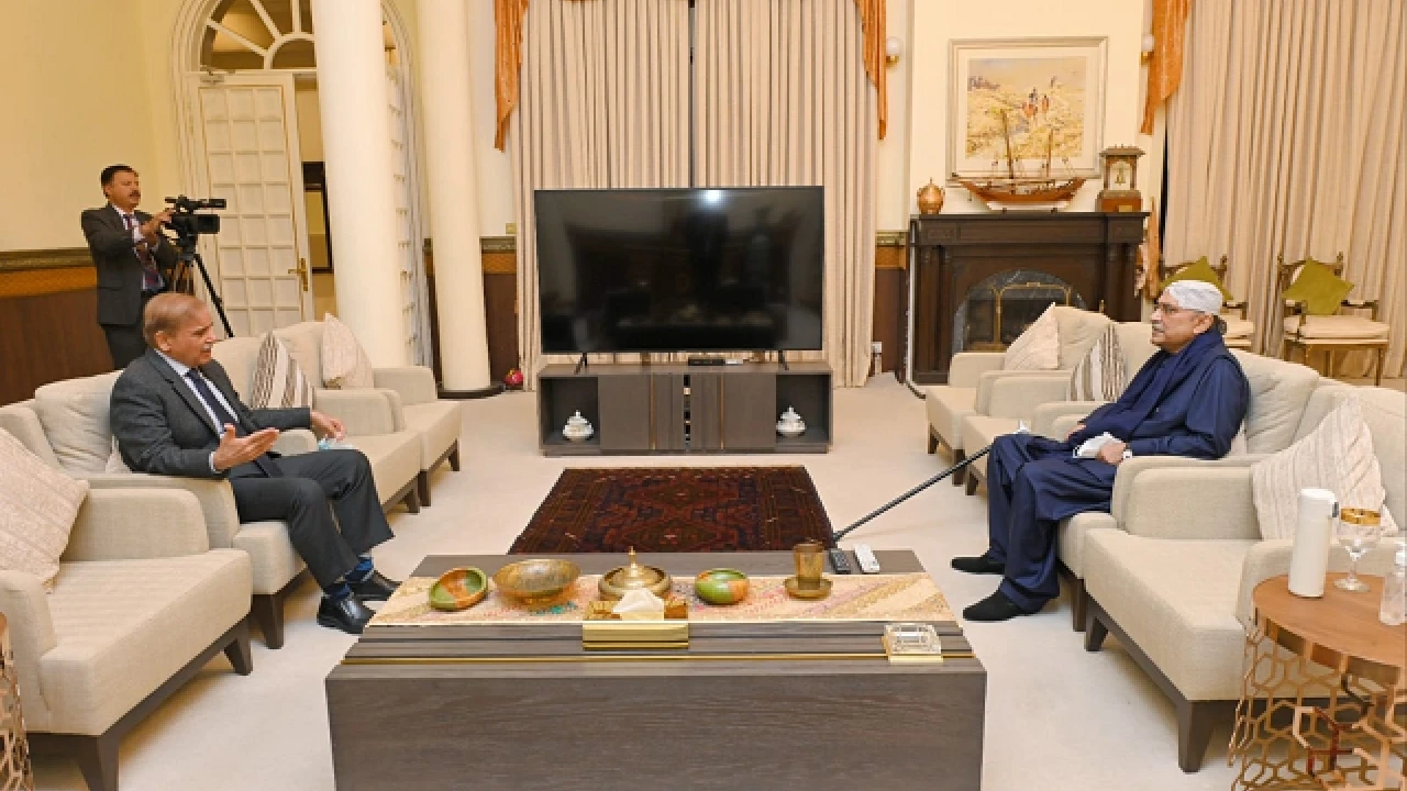Asif Zardari meets PM Shehbaz Sharif 
