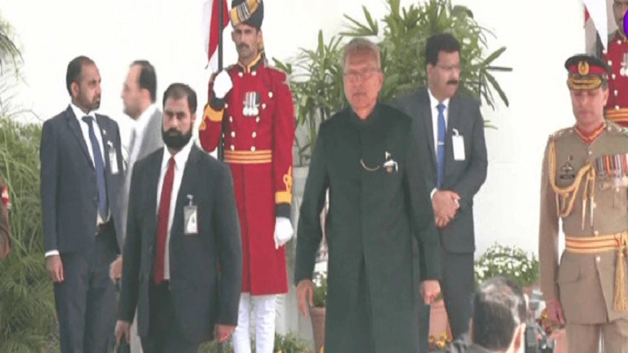 Farewell Guard of Honor to outgoing President Arif Alvi